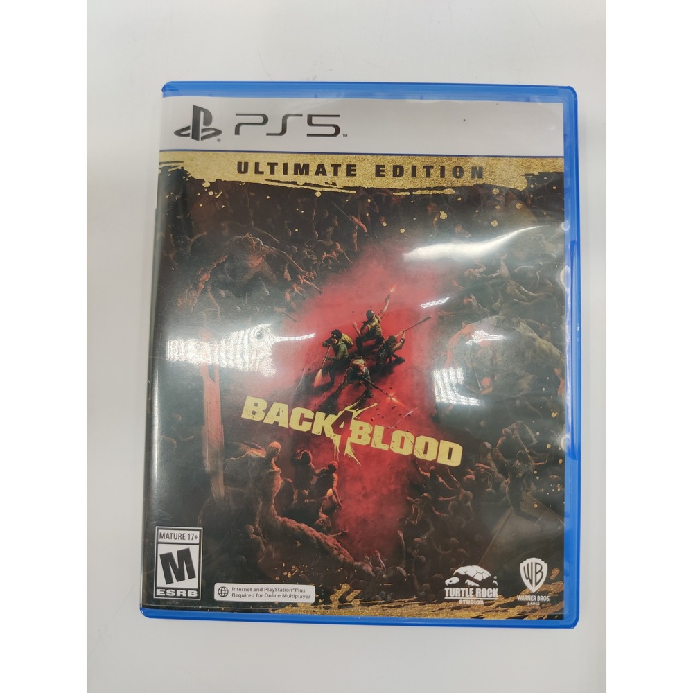 Back 4 Blood Ultimate Edition Sony PlayStation 5 PS5 Zombie Shooter Game Disc